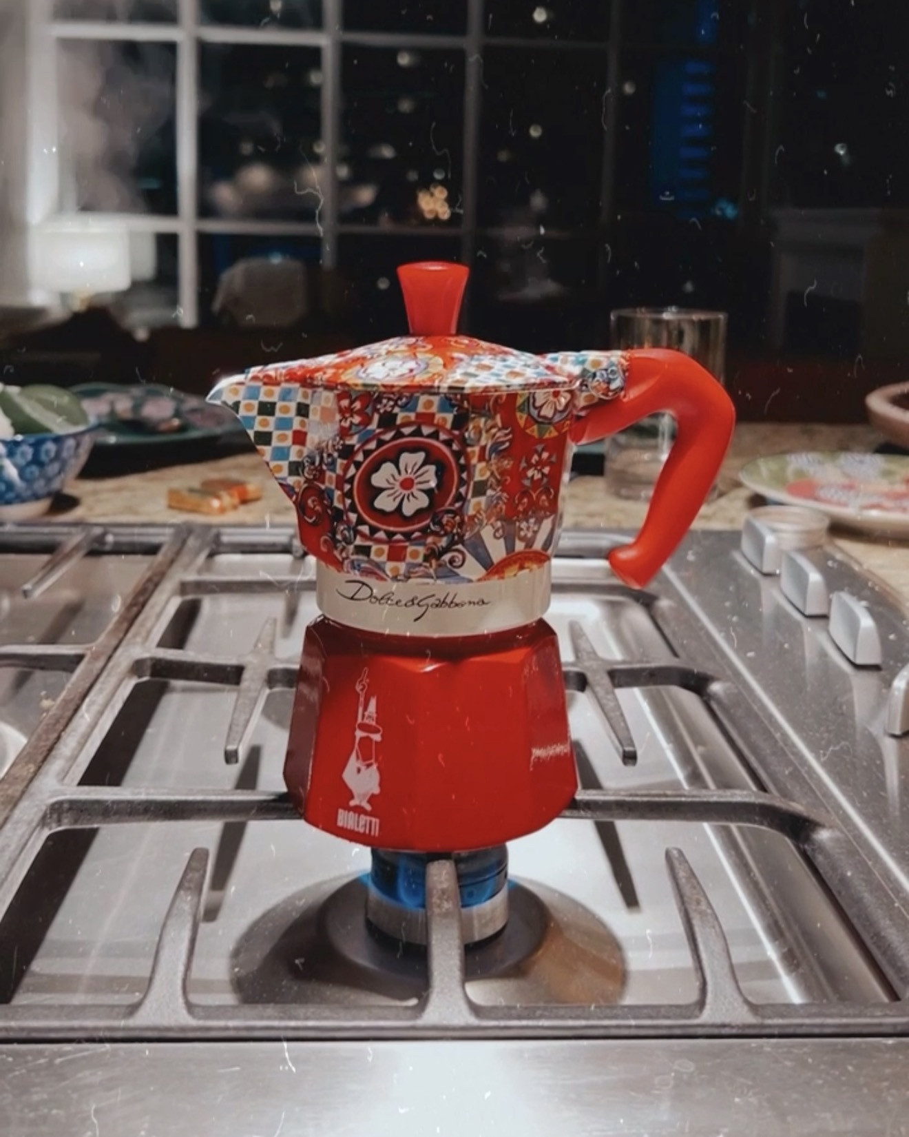 Love my tiny moka espresso cute good for 1 or 2 people 
Bialetti

Dimensions in cm: 18 x 10 x 21
• Dimensions in inches: 7 x 3.9 x 2.4
• Boiler capacity: 270 ml – 10.2 fl oz
• Dispenses 6 cups of Italian coffee
• Made in Italy

#LTKValentine #LTKfoodie #LTKdayinmylife