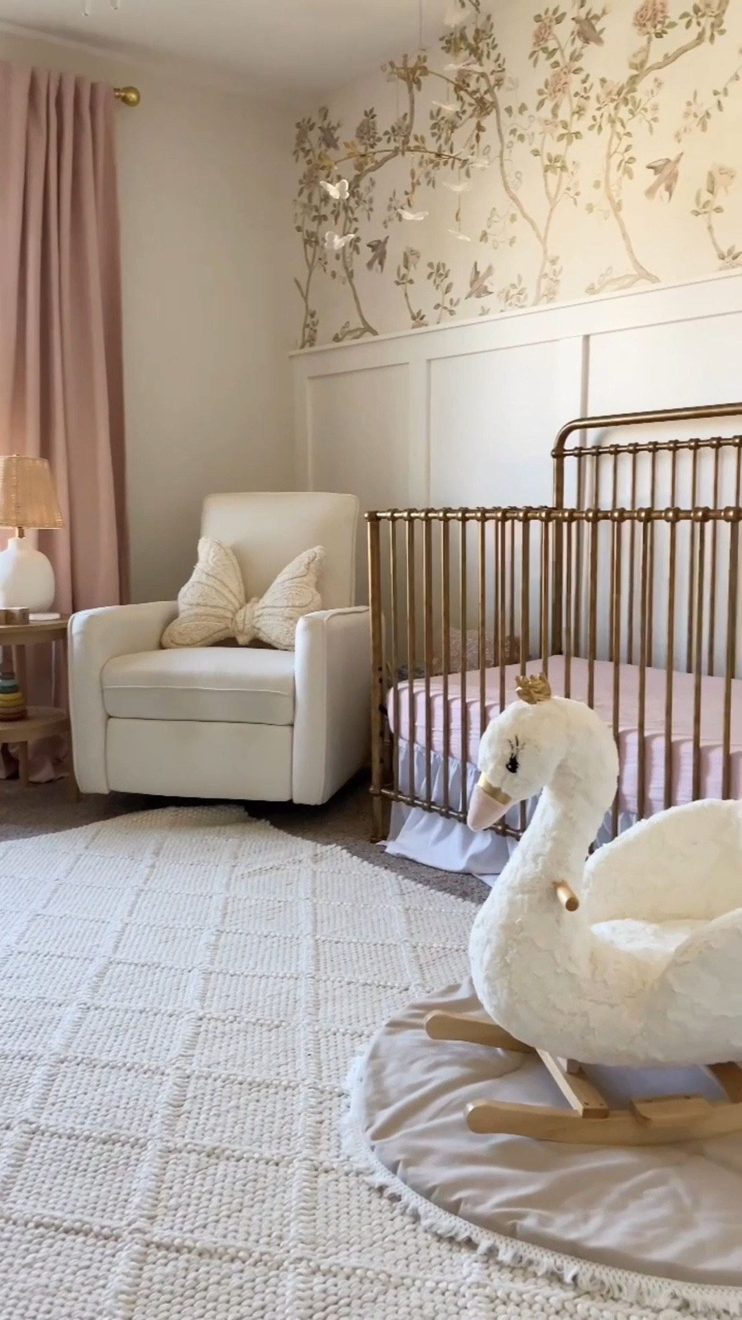 The sweetest pink and cream baby girl nursery 

#LTKHome #LTKBump #LTKBaby