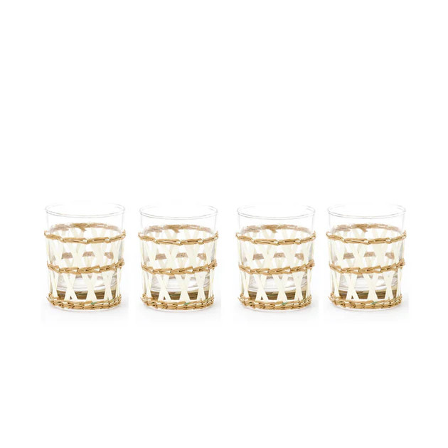 Island Wrapped White Tumblers | Cailini Coastal
