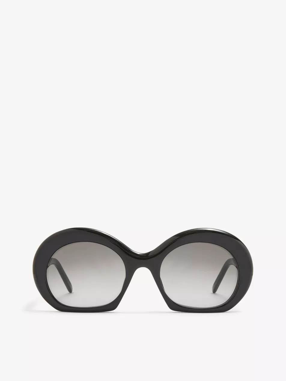 G832270X06 half moon-framed acetate sunglasses | Selfridges