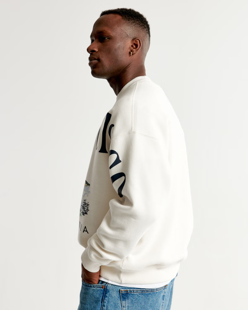 San Francisco Graphic Crew Sweatshirt | Abercrombie & Fitch (US)