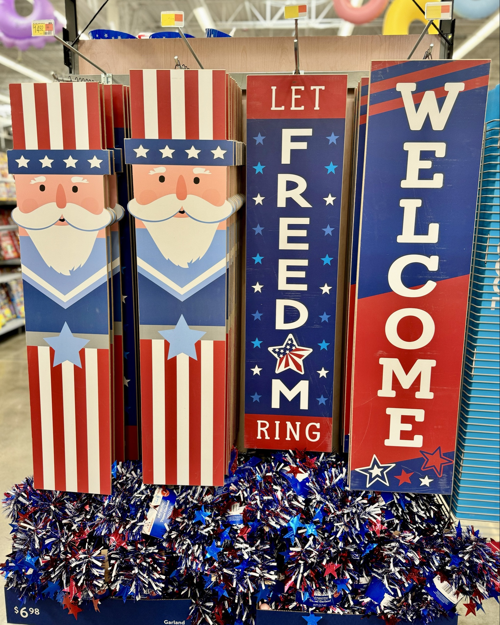 Found the cutest 4th of July home decor on trip to Walmart the other day. Tagging my favorite patriotic clothing I saw there as well! Everything is under $15!

Fourth of July outfit / July 4th style / patriotic clothing / red white and blue / 4th of July home decor / Walmart style / Walmart home / affordable 

#july4thoutfit #fourthofjuly #july4th #patrioticclothing #redwhiteandblue #patrioticstyle #4thofjulystyle #patrioticoutfits #patrioticdecor #homedecor #4thofjulydecor #walmart #walmartstyle #walmarthome #affordablestyle 

#LTKSeasonal #LTKFindsUnder50 #LTKHome