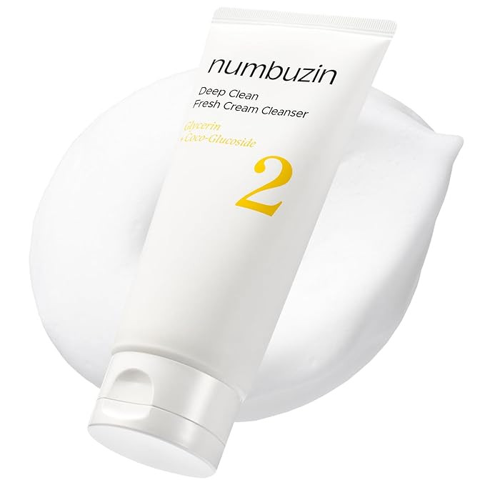 numbuzin No.2 Cleansing Foam | Deep Clean Fresh Cream Cleanser | Foam Cleanser, Gentle Exfoliatio... | Amazon (US)