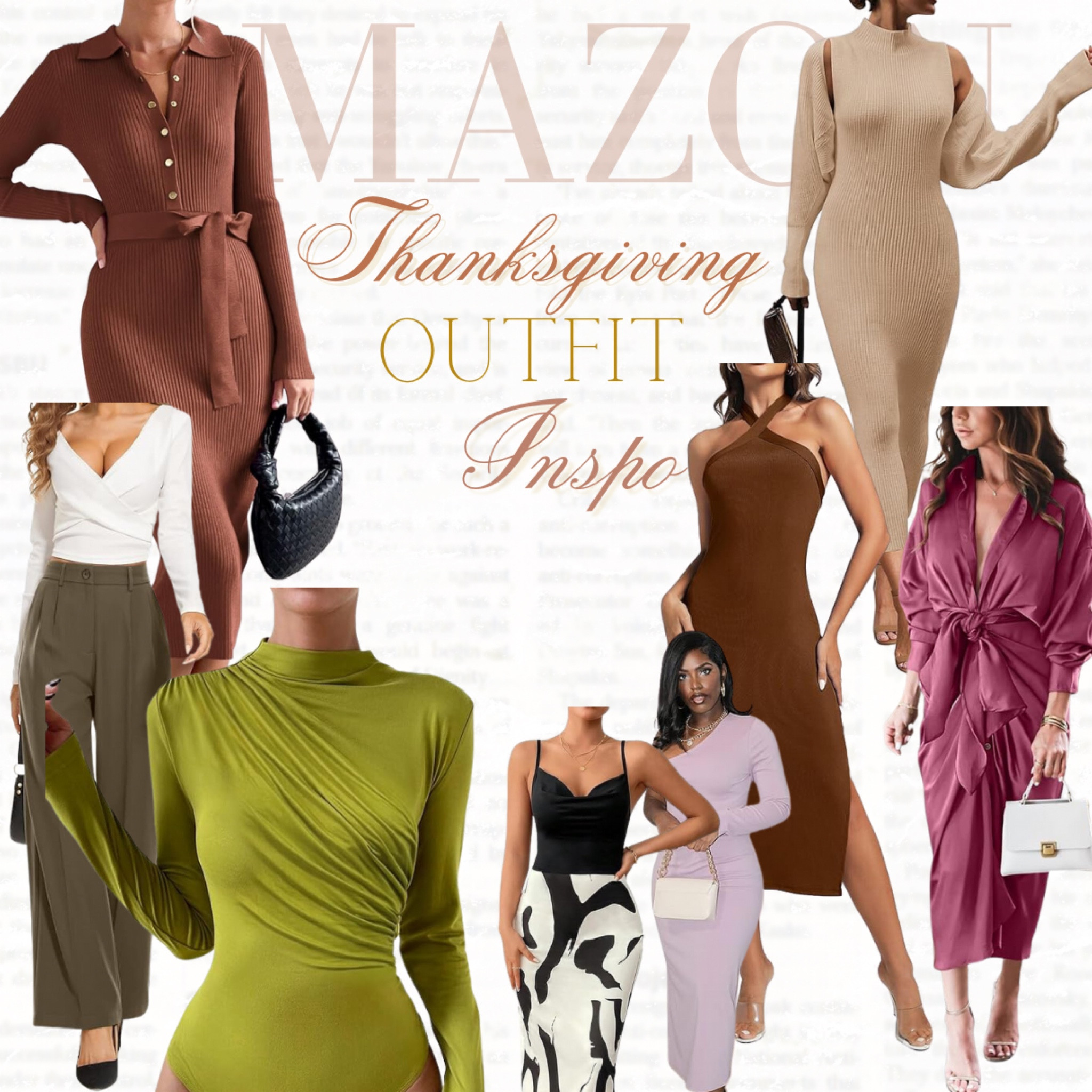 nude brown outfit