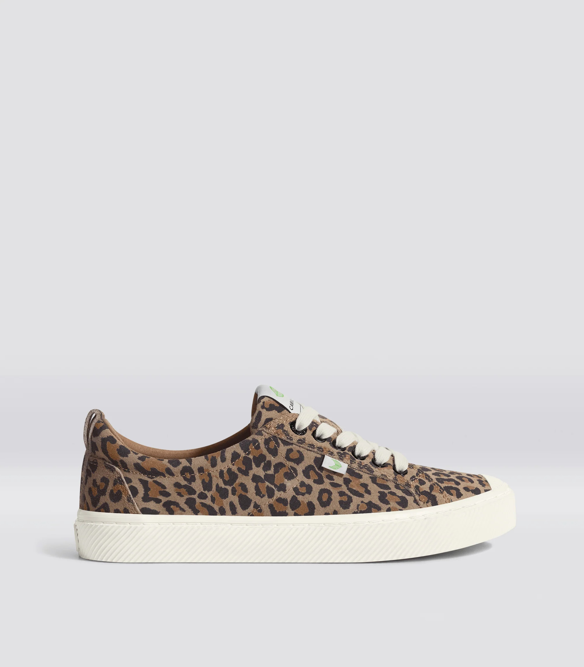Women's Leopard Print Suede Low Top Sneaker | OCA Low | Cariuma
