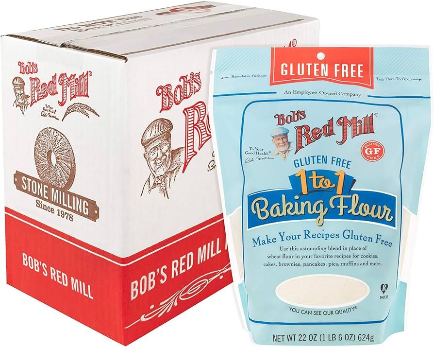 Bob's Red Mill Gluten Free 1-to-1 Baking Flour, 22-ounce (Pack of 4) | Amazon (US)