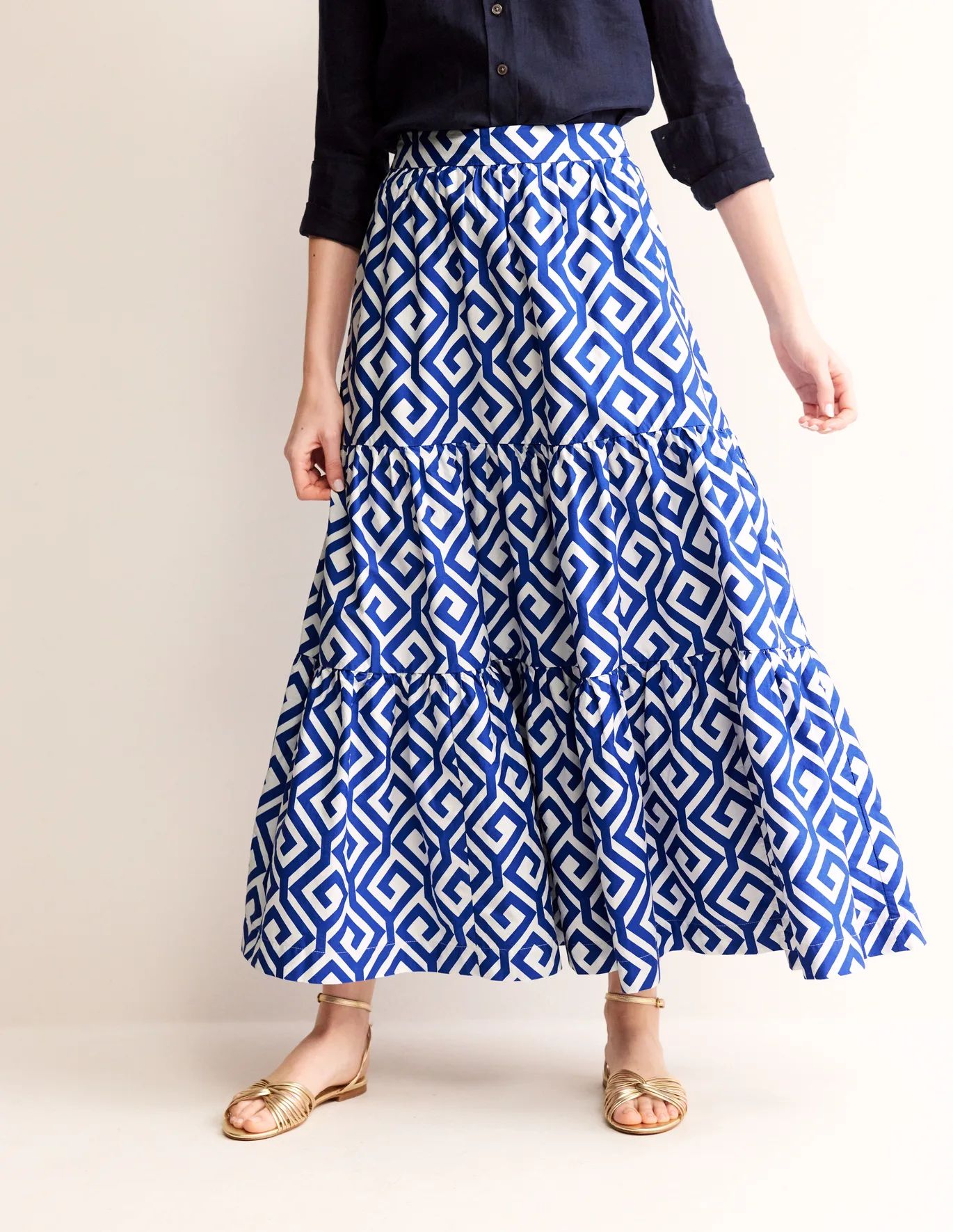 Lorna Tiered Maxi Skirt | Boden (US)