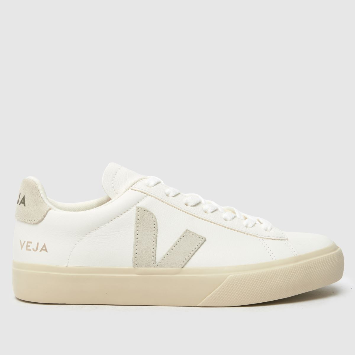 Womens White & Beige VEJA Campo Trainers | schuh | Schuh