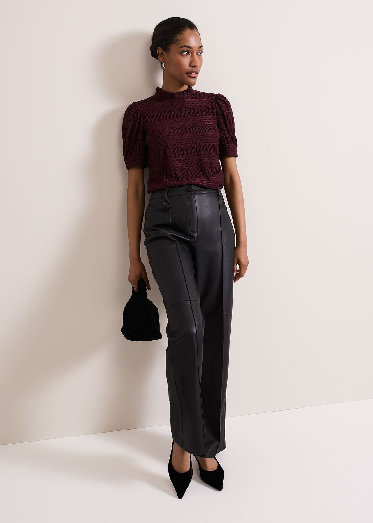 Melissa Pu Straight Leg Trouser | Phase Eight UK | | Phase Eight (UK)