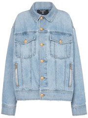 Balmain long-sleeve Denim Jacket - Farfetch