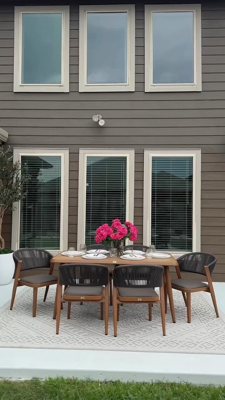 

This 7-piece outdoor patio dining set is one of my favorite @Wayfair  outdoor finds. I love how it looks in our patio and how perfectly it matches my home aesthetic. The aluminum frame is super sturdy, and the rattan chairs are made with high-quality, all-weather PE wicker that’s durable and UV-resistant, perfect for outdoor hosting and relaxing.



#LTKSaleAlert #LTKHome
