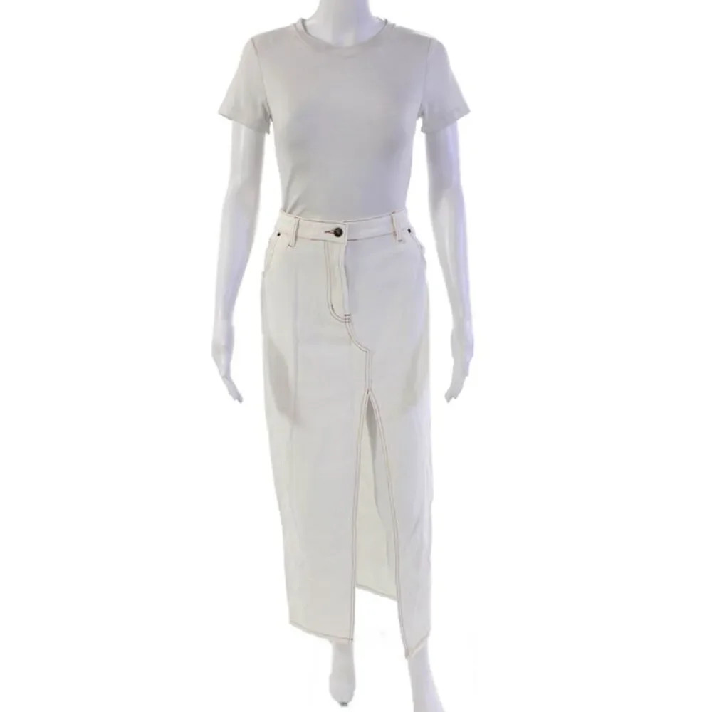 Lioness Womens Barbie Split Midi Skirt - Porcelain Size M | Poshmark