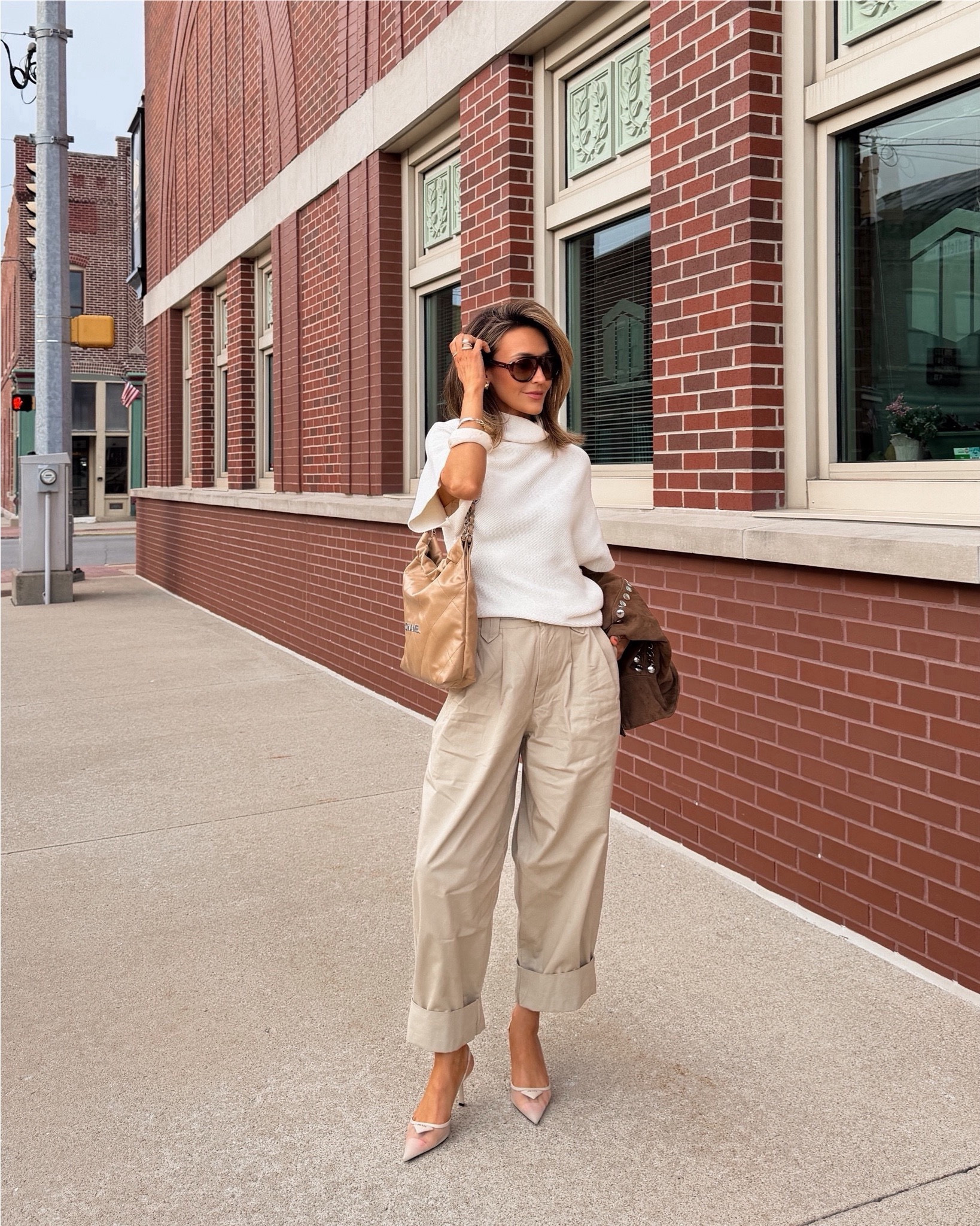 These trousers have been on your most loved list for weeks now! They are such a great, breathable staple for spring and summer. Super easy to dress up for date night like I did or wear casually for Saturday errands, even good for the office and summer commutes!

#LTKootd #LTKWorkwear #LTKSeasonal