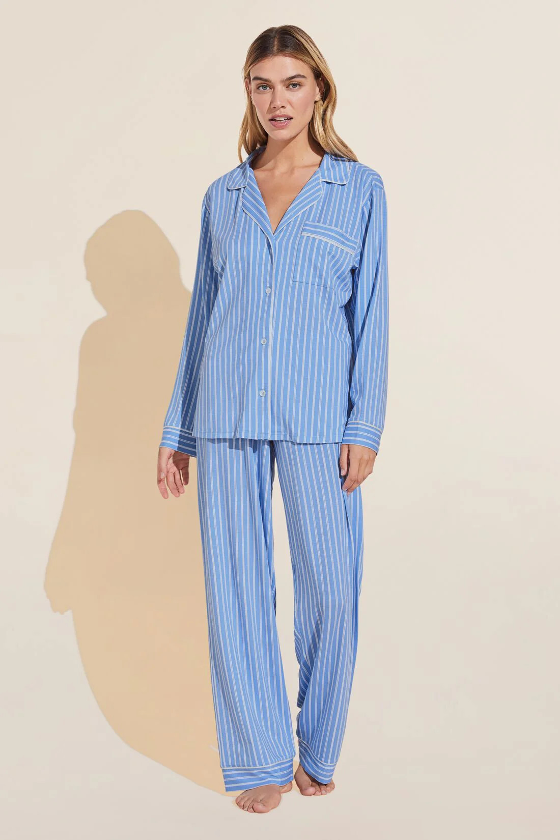 Gisele Printed TENCEL™ Modal Long PJ Set | Eberjey