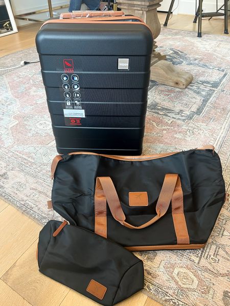 No way this 3 piece luggage set is only $60! It comes with the hard case, carry-on suitcase with spinner wheels, duffel bag and toiletry kit. Got this one for my son for graduation. 🎓✈️ 



#LTKHome #LTKSaleAlert