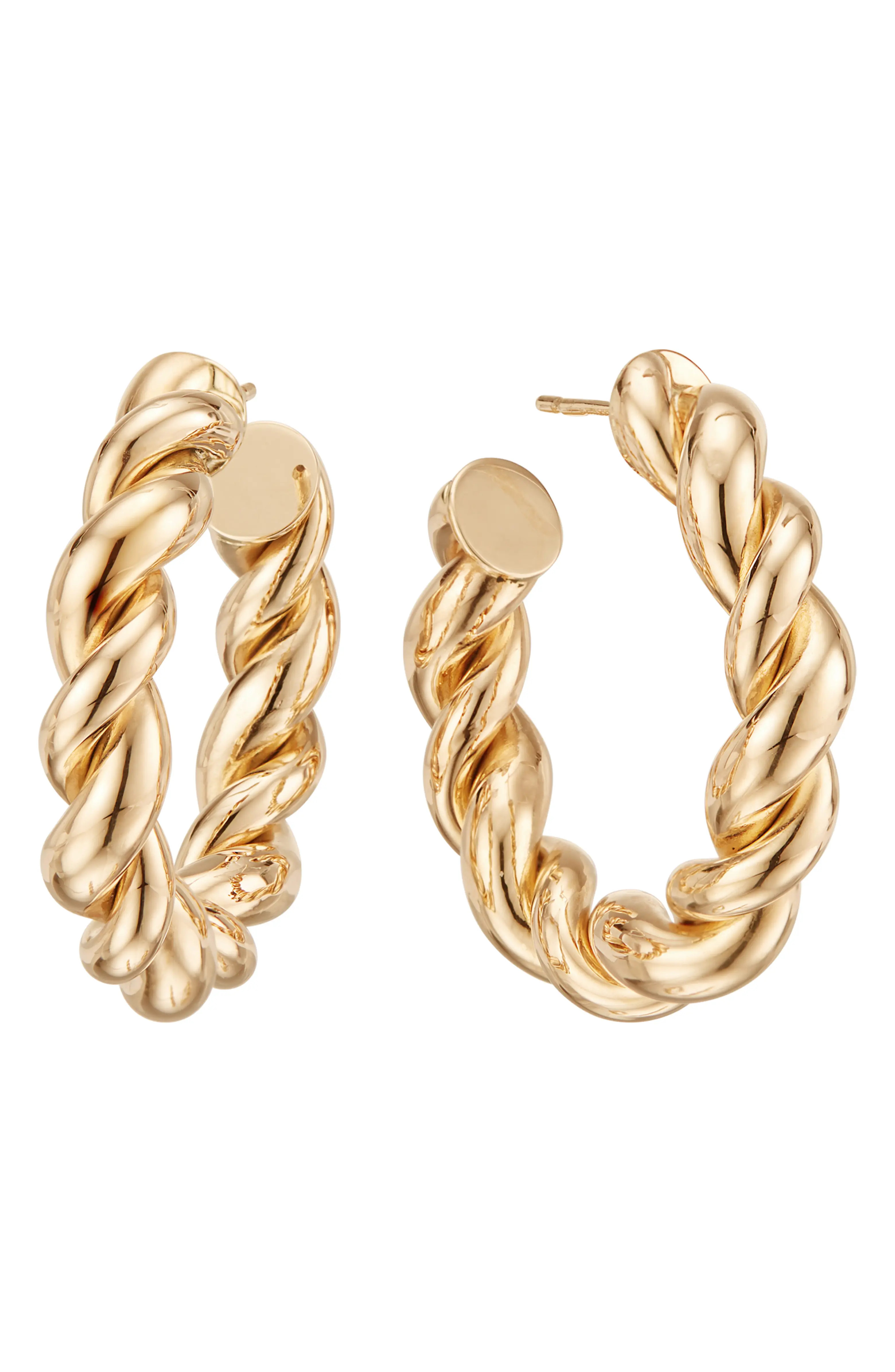 Braided Royale Hoop Earrings | Nordstrom