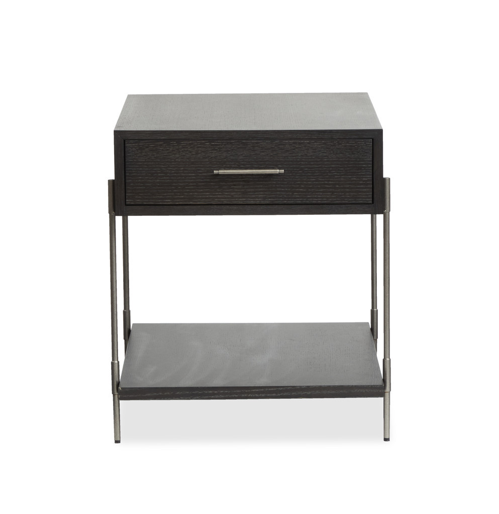 Spencer Rectangular End Table In Dark Briarsmoke | 1stopbedrooms