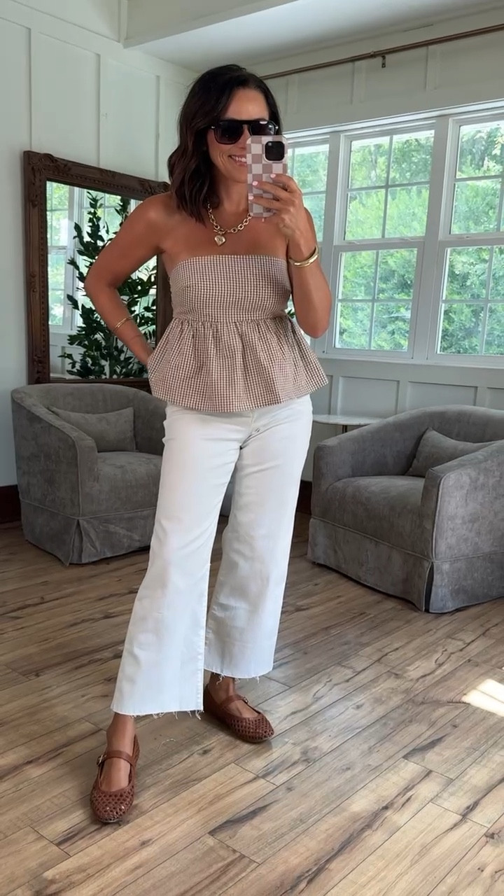 Y’all how adorable is this gingham peplum top? So affordable (only $22!) and chic.



Gingham top  peplum top  summer fashion  Target finds





#LTKFindsUnder50 #LTKStyleTip #LTKPetite
