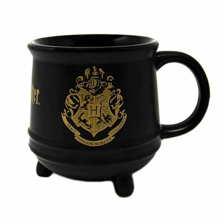 Harry Potter Hogwarts Crest Cauldron Ceramic Mug - Walmart.com | Walmart (US)