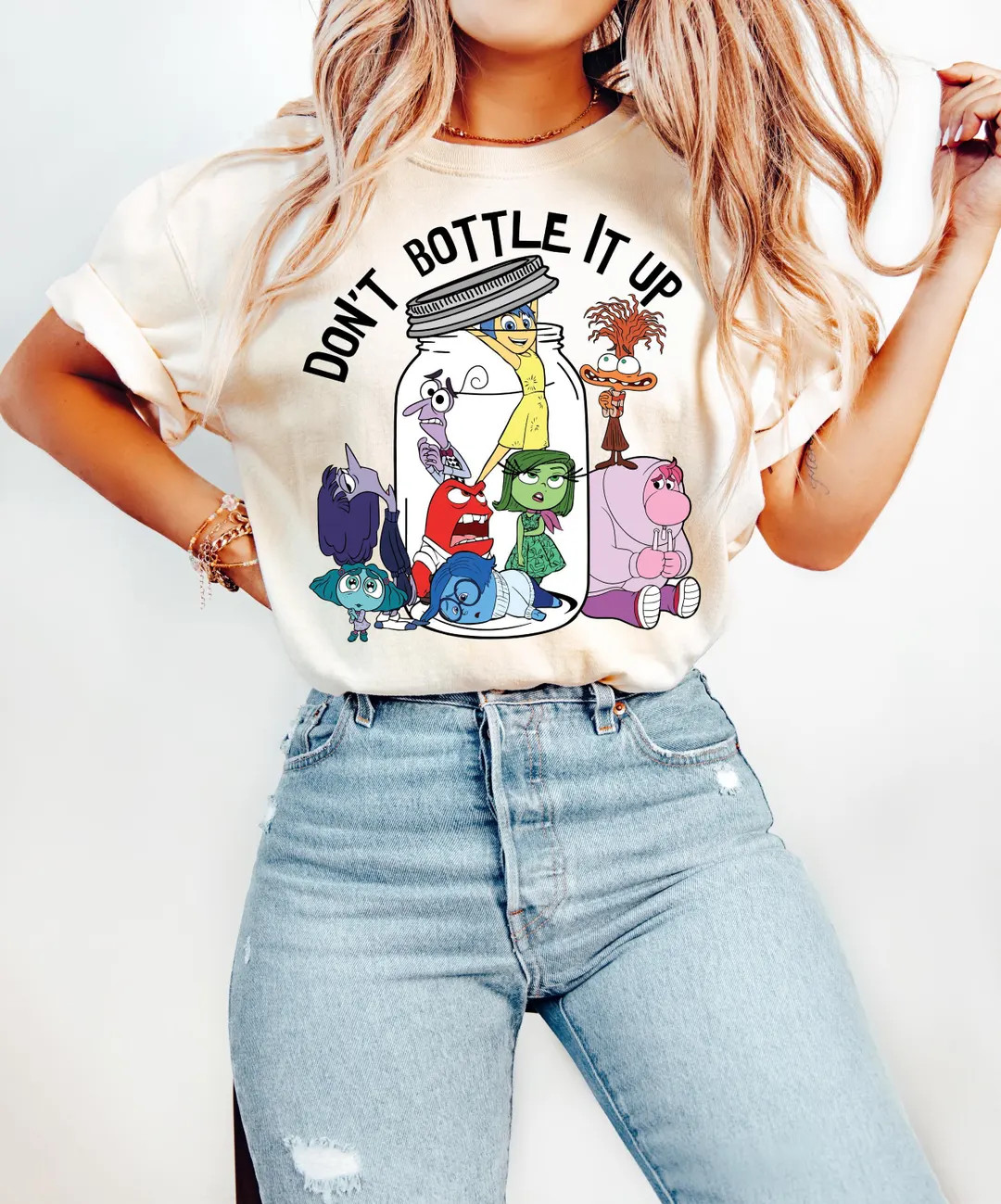 Don't Bottle It Up Shirt, Disney Inside Out T-Shirt, Inside Out Emotions Sweater, Pixar Inside Ou... | Etsy (US)