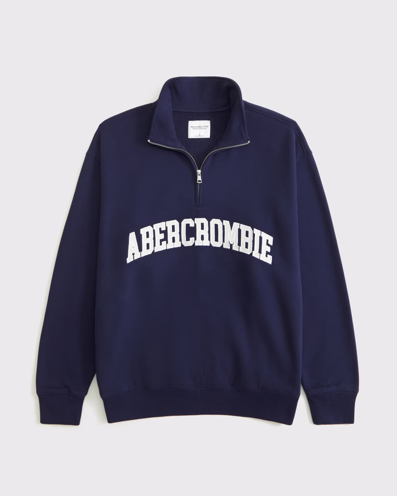 Logo Vintage Sunday Half-Zip | Abercrombie & Fitch (UK)