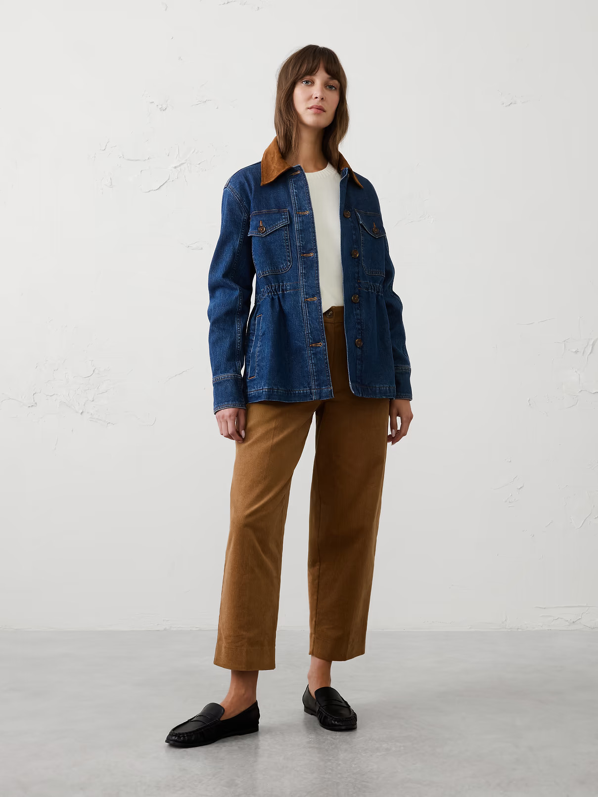 Flannel Lined Denim Jacket | Banana Republic Factory