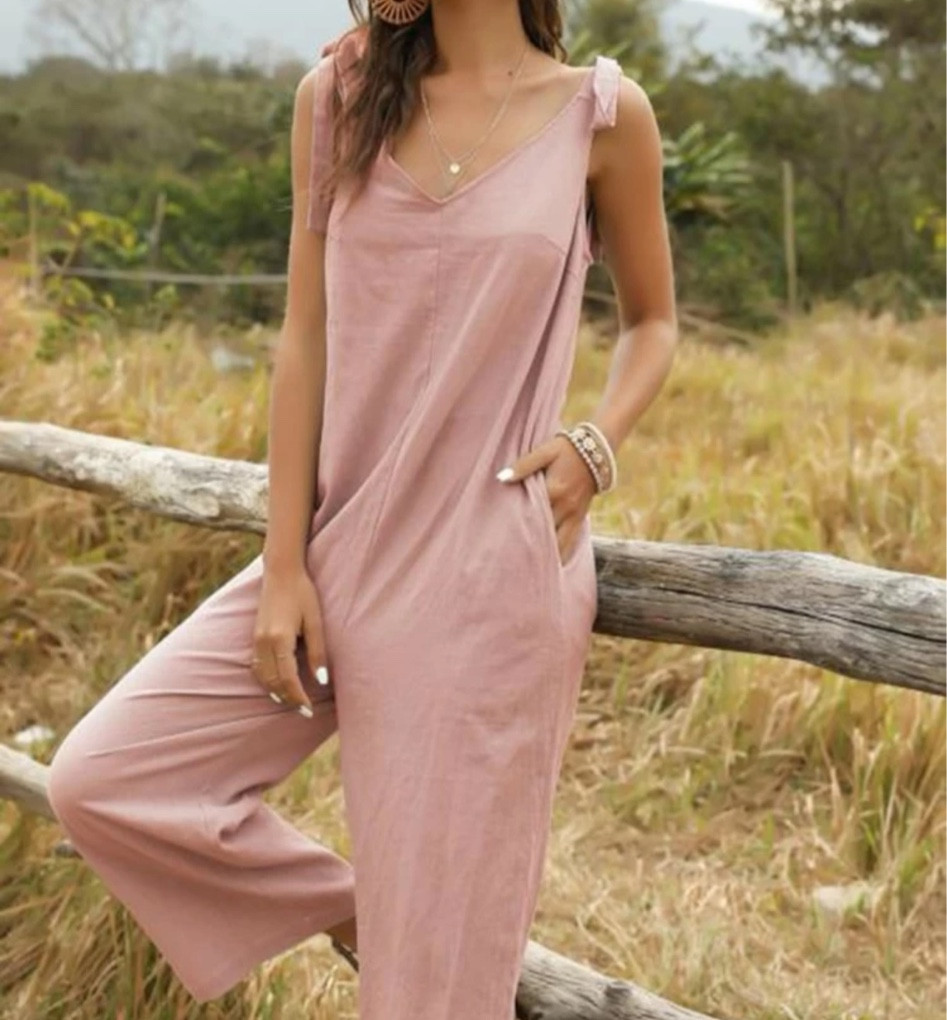 Pink Overalls