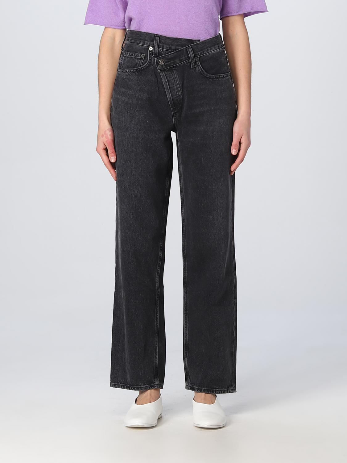 Jeans AGOLDE Woman colour Black | Giglio.com - Global Italian fashion boutique