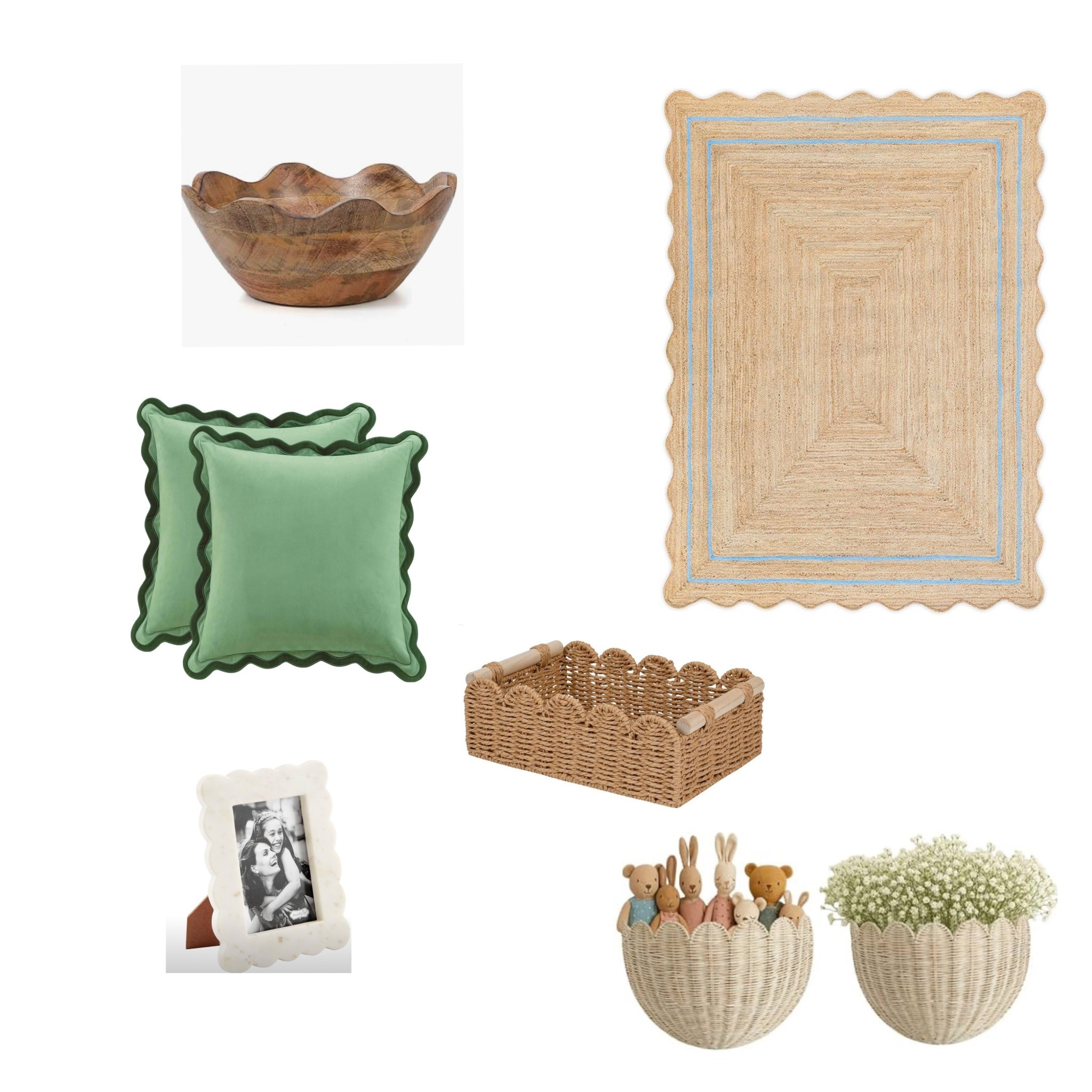 Amazon scalloped home decor I’m loving! 

#LTKFindsUnder50 #LTKStyleTip #LTKHome