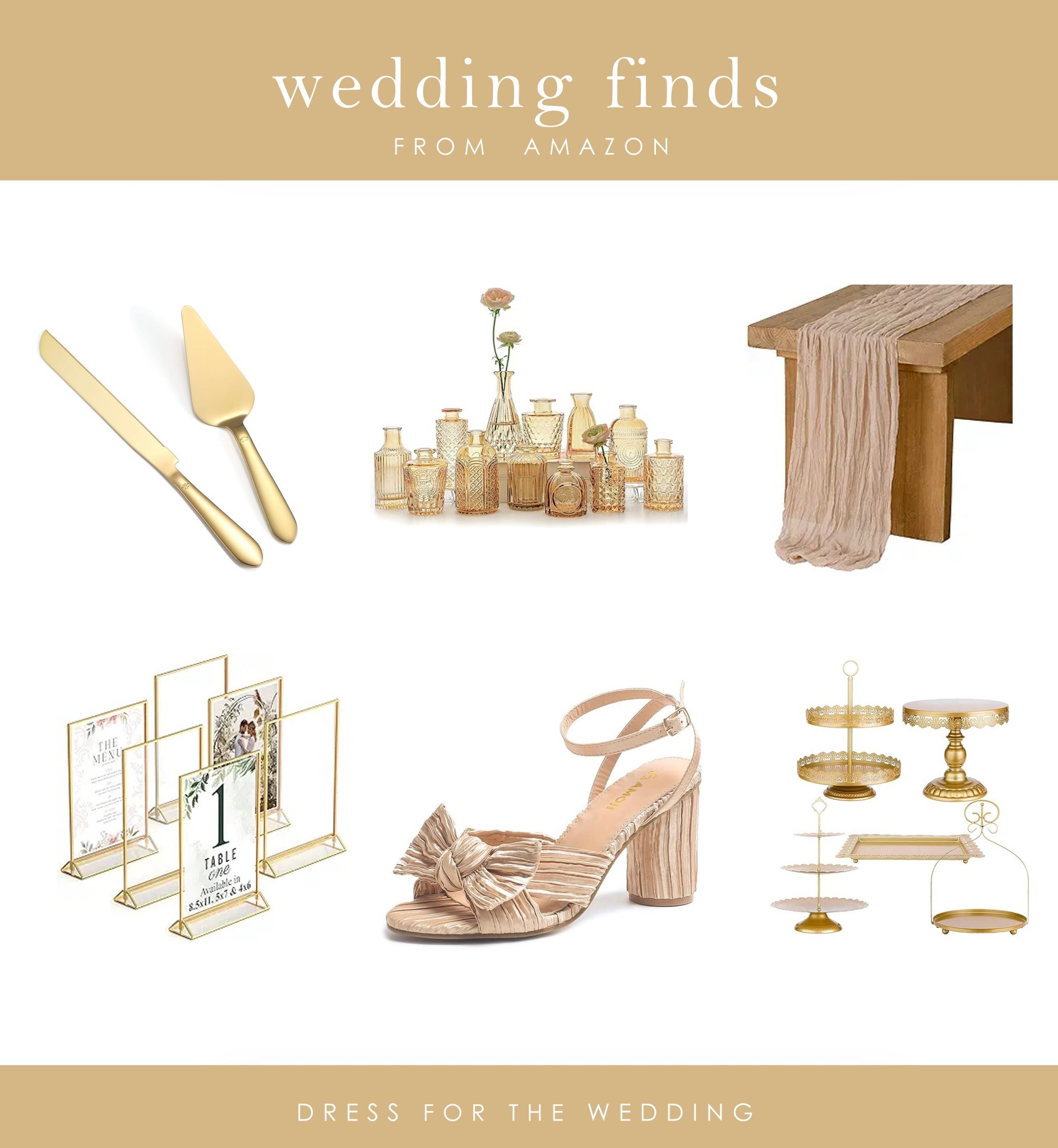 Gold table decor
Table settings 
Cake cutter
Gold wedding finds
Votives
Wedding decor
Wedding accessories 
Gold wedding accessories 
Cake plate 
Anniversary party decor 
Party decorations 
Gift for bride 
Gold Wedding 
Gold shoes 
Loeffler Randall dupes
Gold decorations 
Engagement party decorations 
Serving tray
Table numbers 
Amazon finds Affordable
Wedding decor 
Follow Dress for the Wedding for more! wedding guest dresses, bridesmaid dresses, wedding dresses, mother of the bride dresses, cute outfits, affordable dresses, dresses under 100. 


Follow Dress for the Wedding on the LIKEtoKNOW.it shopping app to get the product details for this look and more cute dresses, wedding guest dresses, wedding dresses, and bridal accessories, plus wedding decor and gift ideas! #LTKParties

Follow my LTK @dressforthewed on the @shop.LTK app to view this post and get my exclusive app-only content!

#liketkit #LTKHoliday #LTKWedding #LTKFindsUnder50
@shop.ltk
https://liketk.it/5ApmO

#LTKWedding #LTKFindsUnder50 #LTKGiftGuide