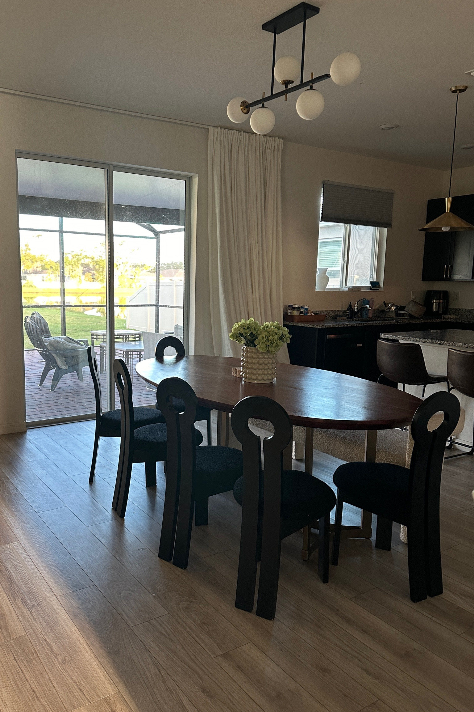 Black sculptural dining chairs 

#LTKhome #LTKSeasonal #LTKsalealert