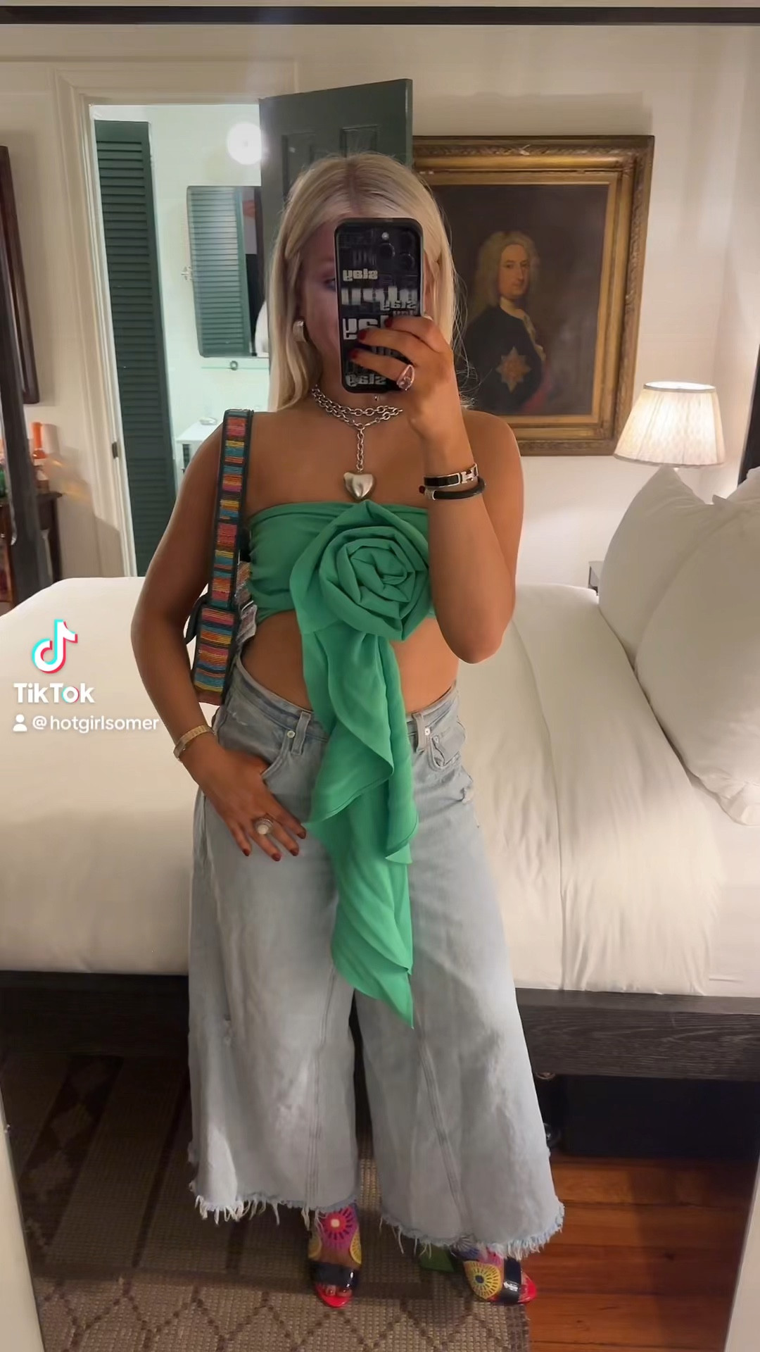 NOLA night 1 outfit!!! Linked as much as I could but sadly a lot of pieces are a few years old! This new Roxanne Assoulin silver puffy heart necklace is amazing though & back in stock ✨ great holiday gift!!! 

#LTKGiftGuide #LTKFindsUnder100 #LTKVideo