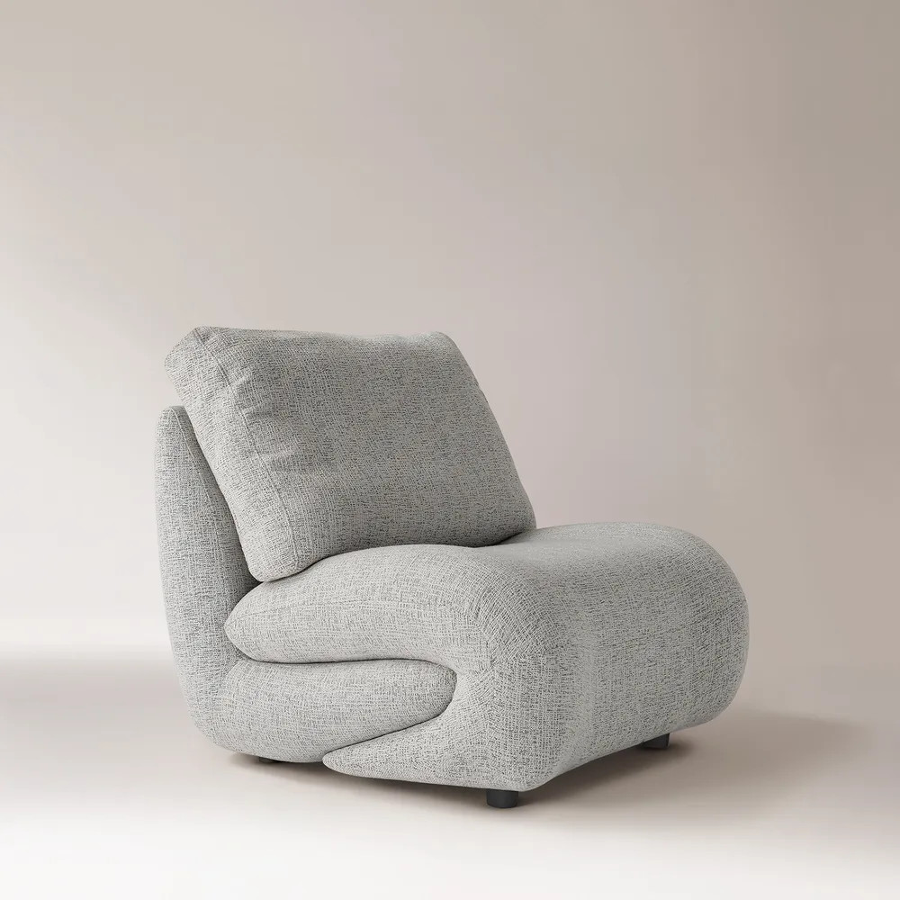 Elysian 32" Linen Accent Chair | Hernest