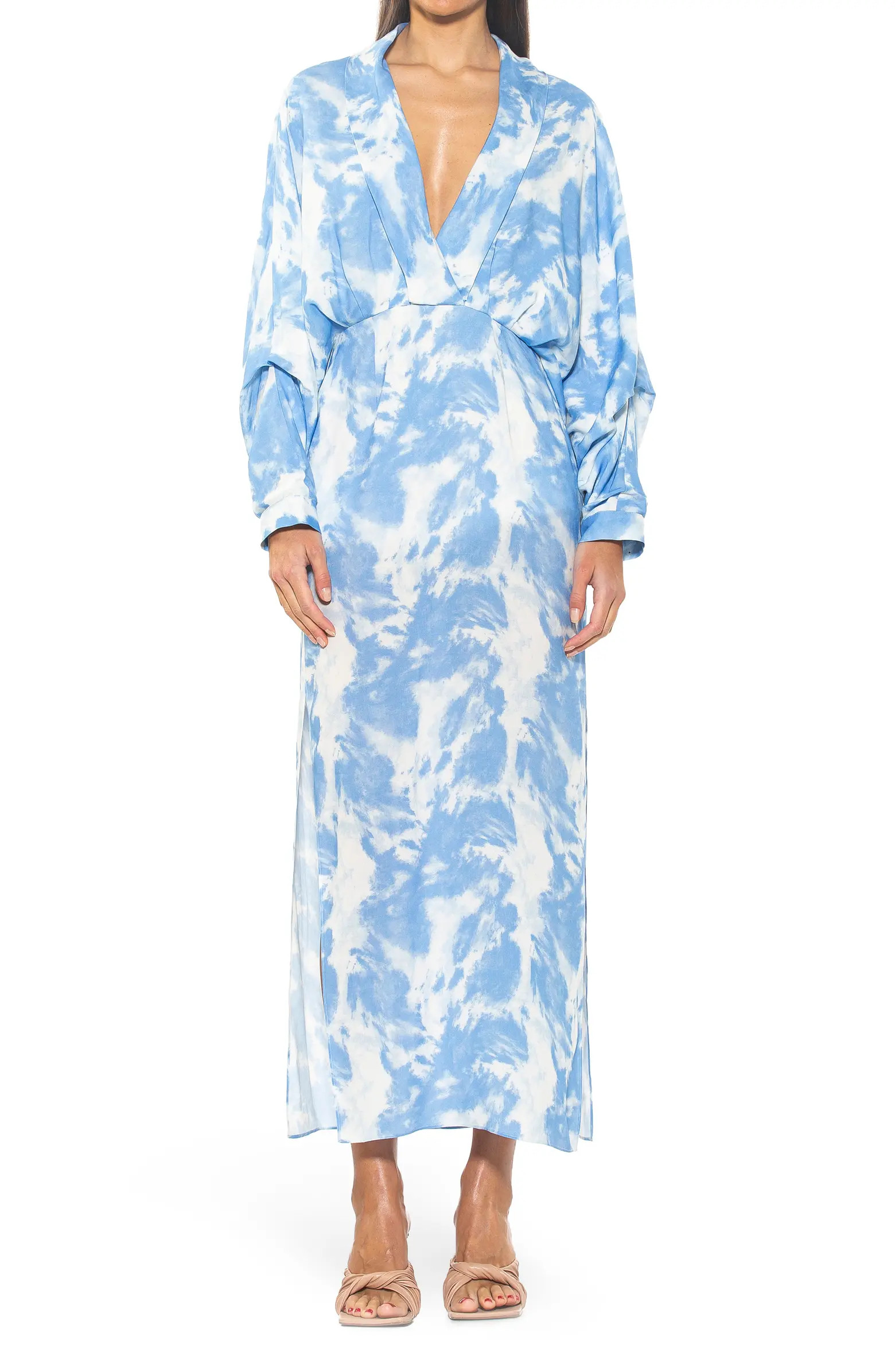 Kacey Draped Dolman Lapel Maxi Dress | Nordstrom Rack