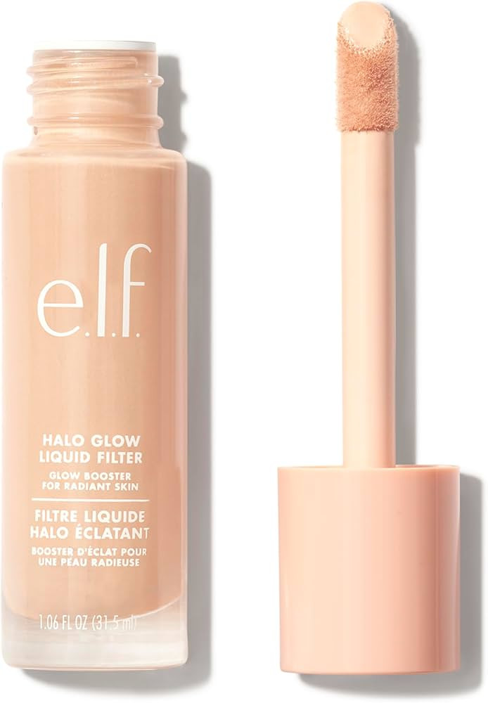 e.l.f. Halo Glow Liquid Filter, Complexion Booster For A Glowing, Soft-Focus Look, Infused With H... | Amazon (US)