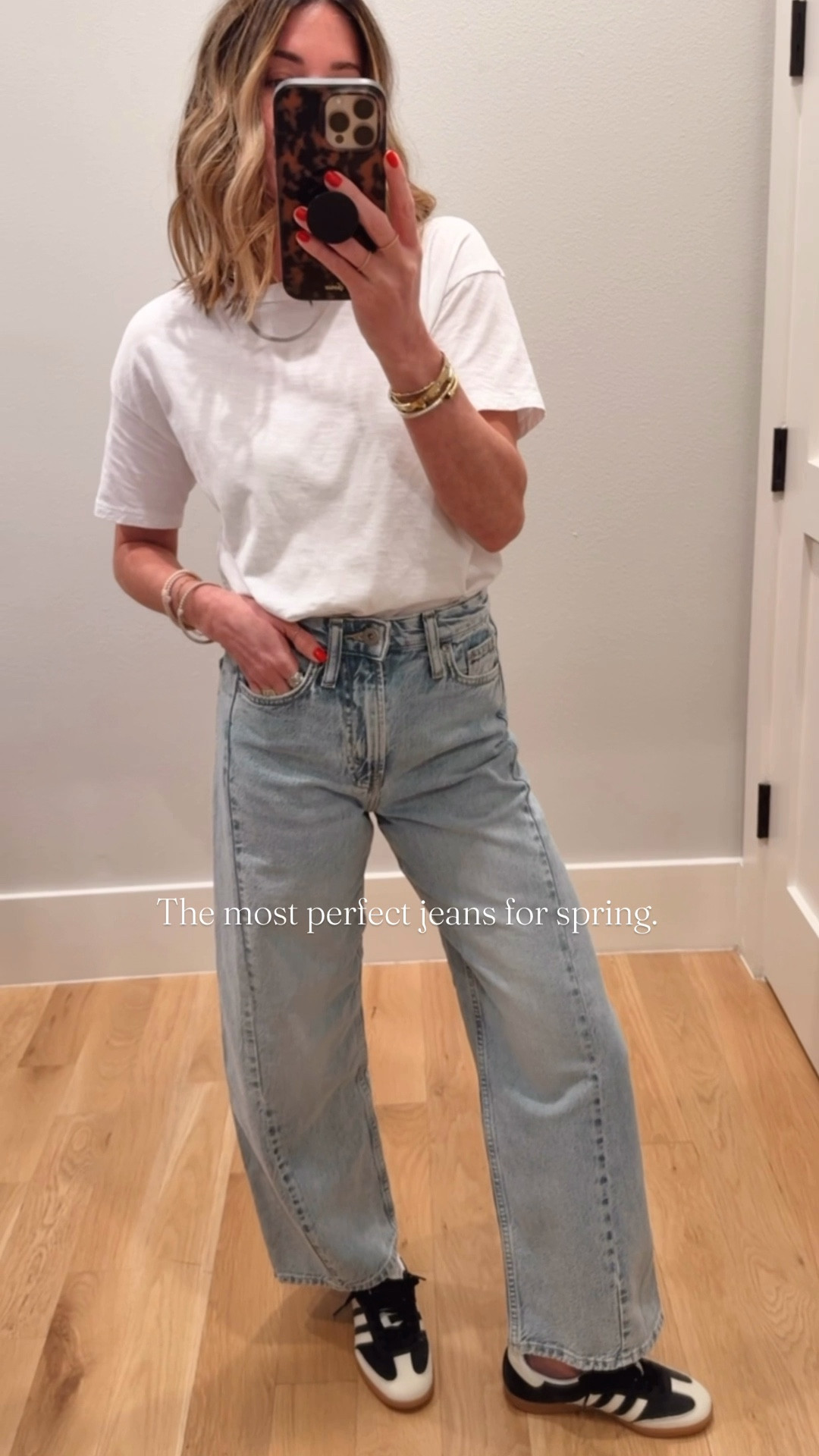 Love love love these for spring! The wash, the style, the fit!🤌🏼 If between sizes go up, if not stick with true size. 

#LTKootd #LTKgrwm #LTKmomlife