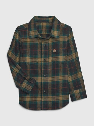Toddler Organic Cotton Flannel Shirt | Gap (US)
