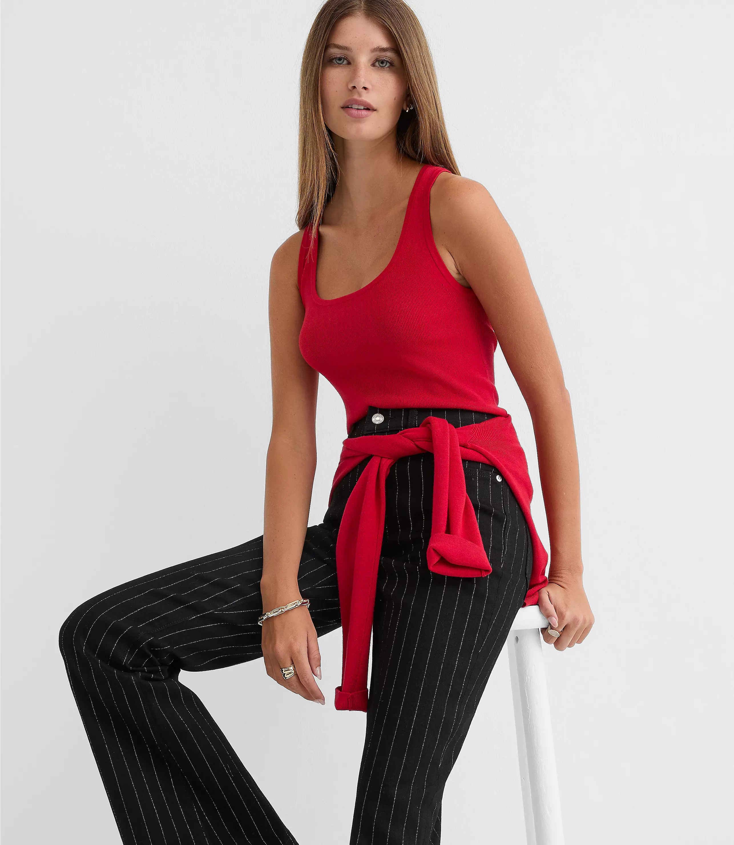 Ribbed Sweater Tank Top | LOFT