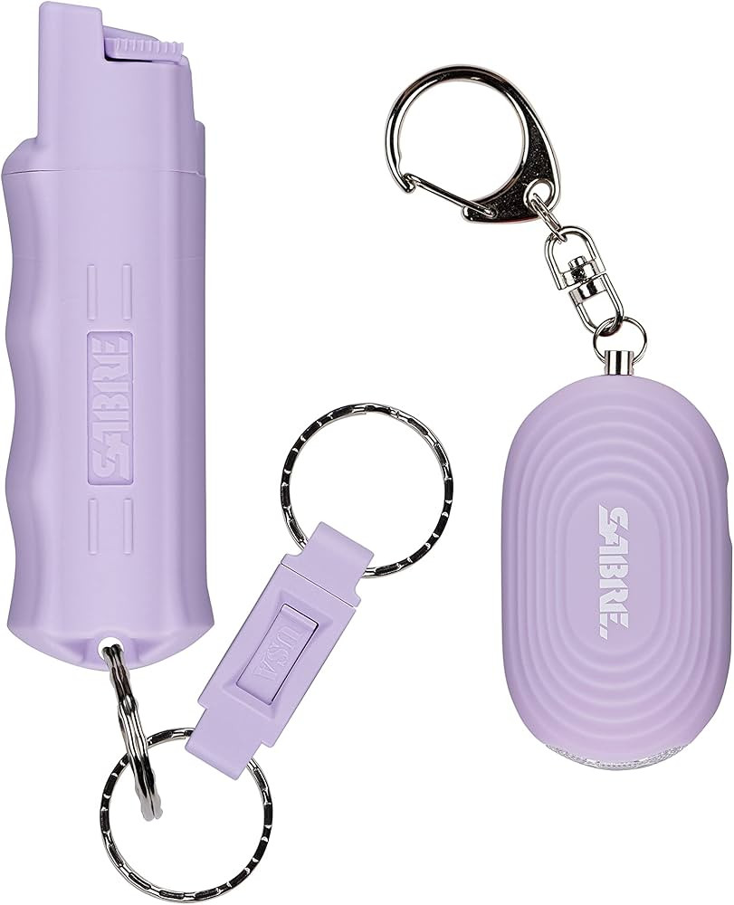 SABRE Personal Safety Kit with Pepper Spray and 2-in-1 Personal Alarm with LED Light, 0.54 fl oz,... | Amazon (US)