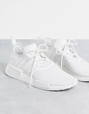 adidas Originals NMD_R1 sneakers in white | ASOS (Global)