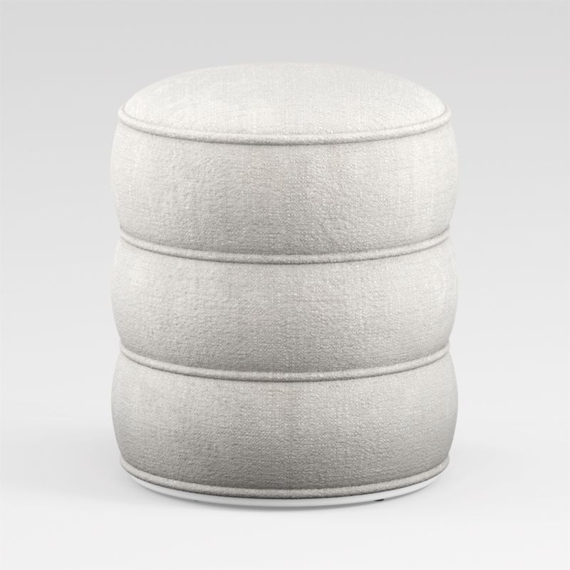 Roselle Pouf Stool | Crate & Kids | Crate & Barrel