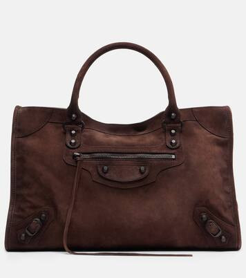 Le City Medium suede tote bag | Mytheresa (US/CA)