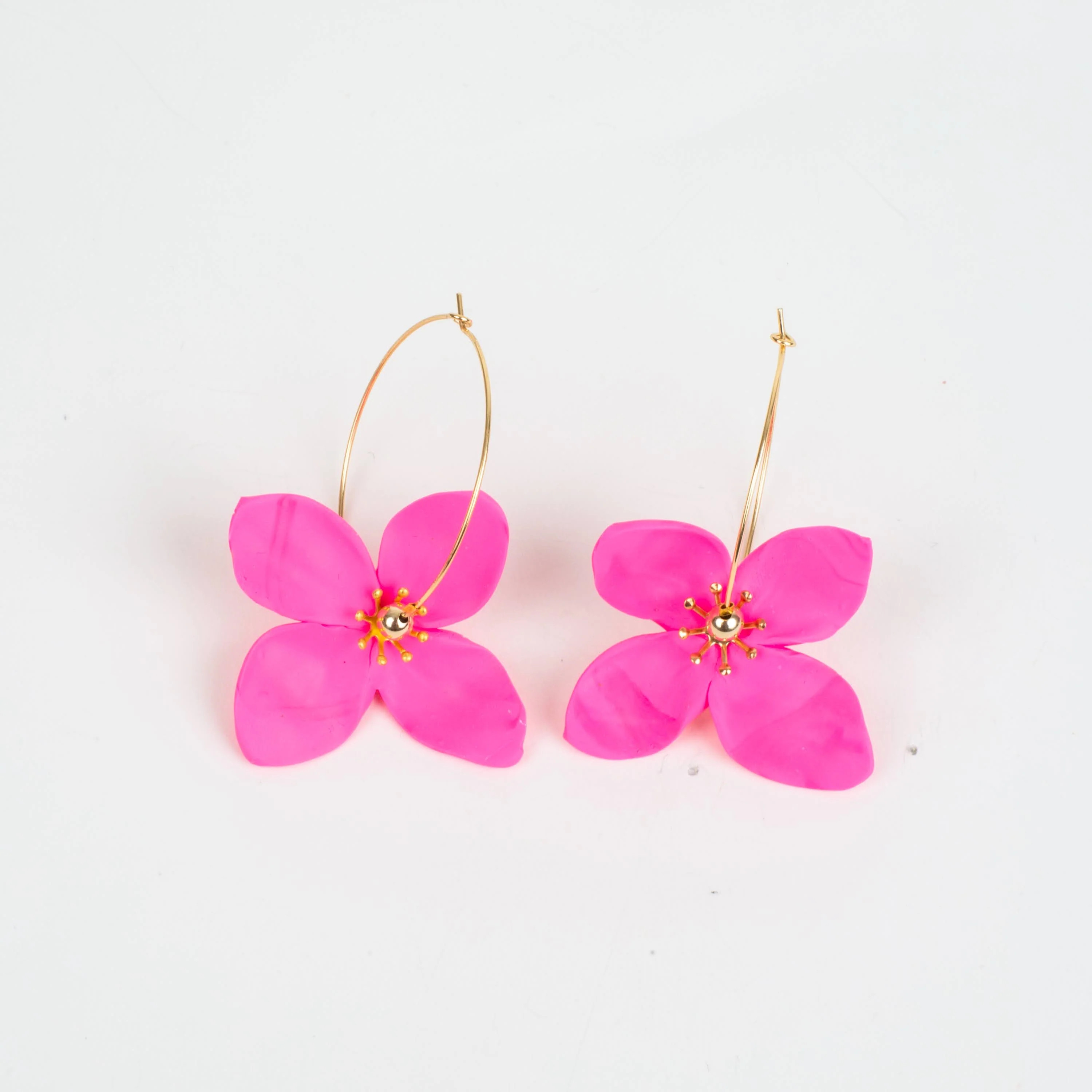 Chatham Flower Hoop Earring | Forlanya