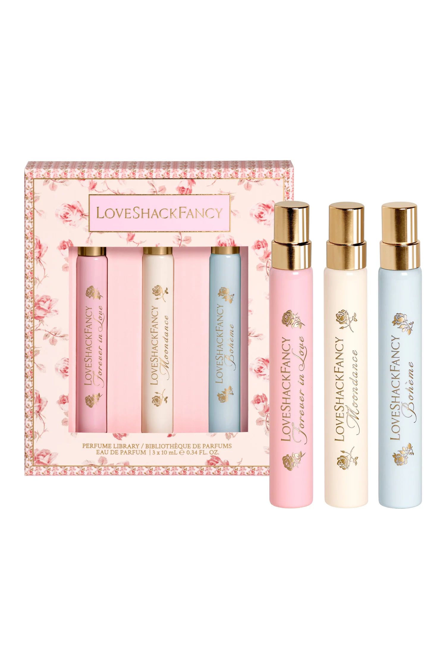 Perfume Library Eau de Parfum Travel Spray Gift Set | LOVESHACKFANCY
