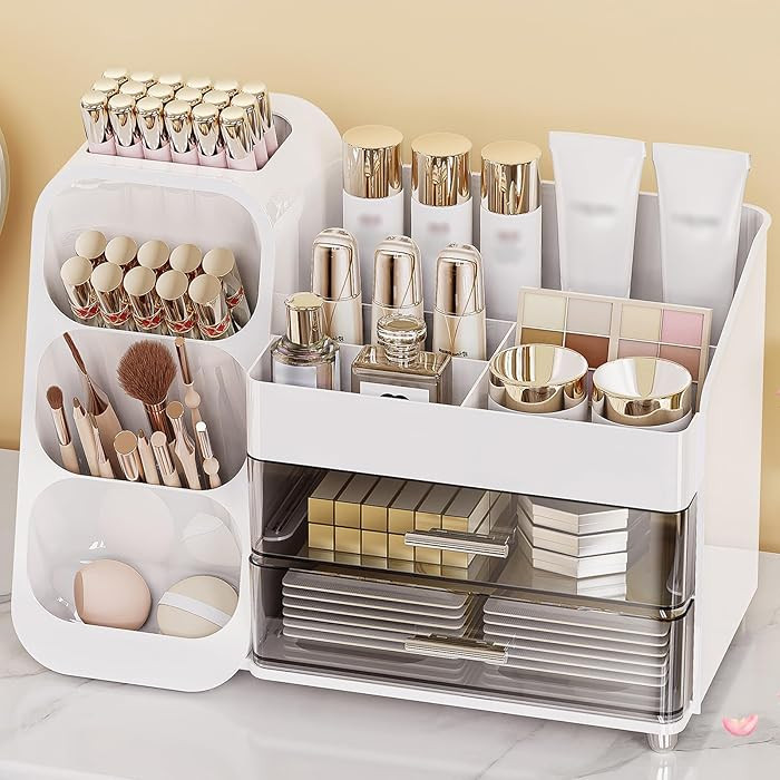 Makeup Organizer with Drawers, Skincare Organizer (Large Size Thick), Storage Box Cosmetic Displa... | Amazon (US)