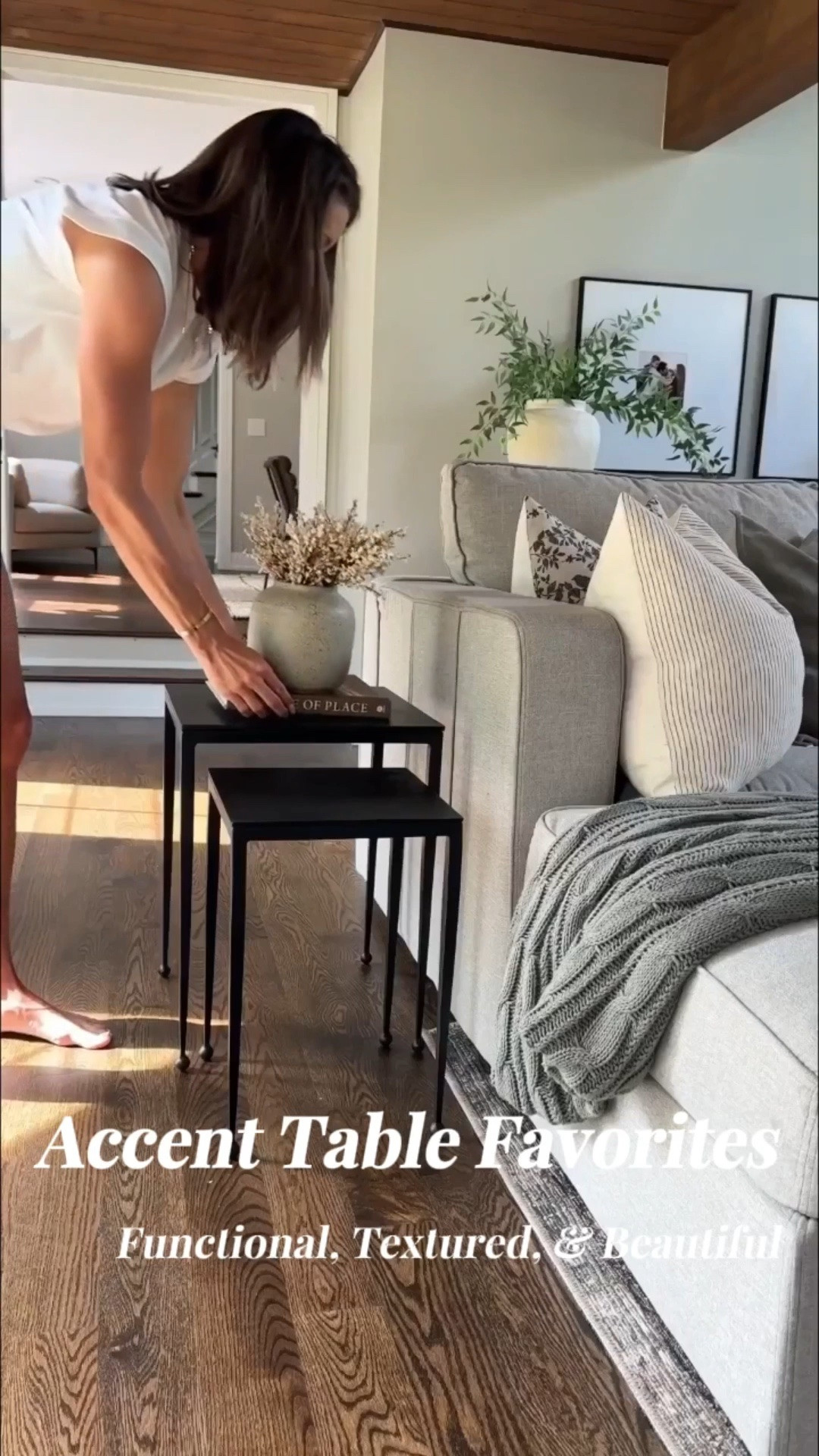 4 accent table favorites that are beautiful, functional, textured, and all around wins in my book! I love the organic feel of these styles and how much they add to our home.

#LTKHome