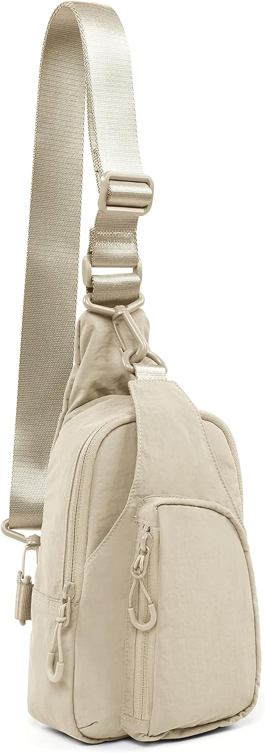 ODODOS Daily Sling Bag with Adjustable Straps Crossbody Chest Bag Lightweight Small Backpack for ... | Amazon (US)