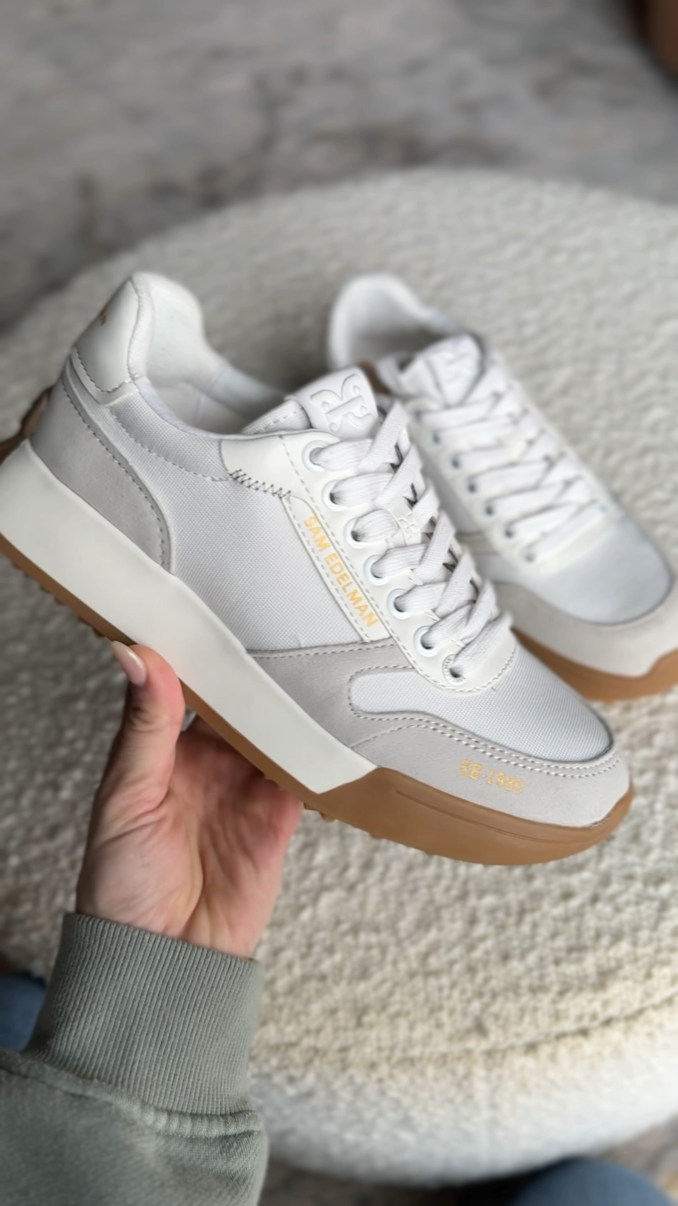 OBSESSED with these new cute rubber sole sneakers from Sam Edelman! They are super comfortable and can be dressed up or down! True to size 

#LTKActive #LTKShoeCrush #LTKFitness