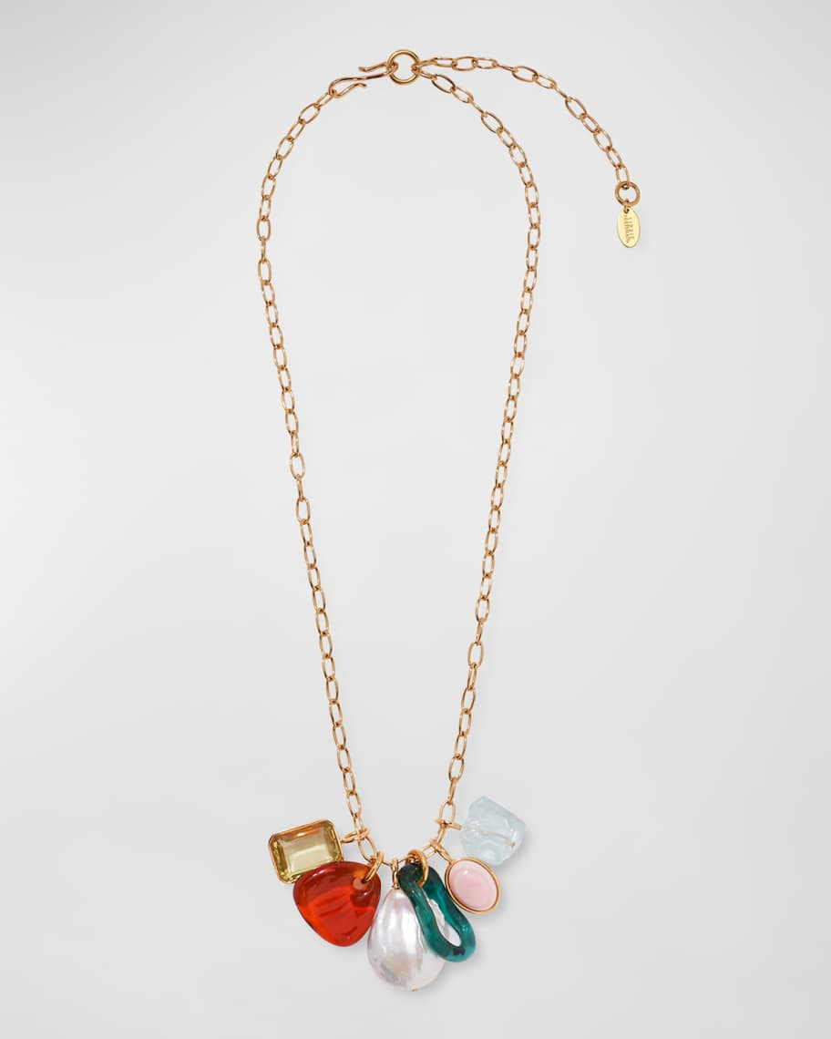 Lizzie Fortunato ELEUTHERA CHARM NECKLACE | Neiman Marcus