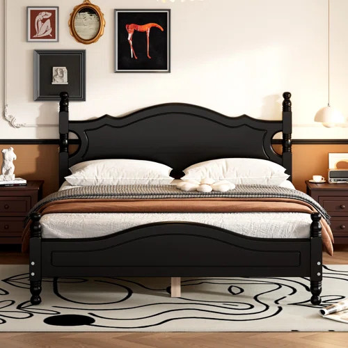 Alcott Hill® Modern Wood Platform Bed Frame with Wooden Slat Support | Wayfair | Wayfair North America